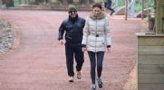 Cem Yılmaz Ayşe Hatun Önal Sabah Sporunda Yakalandılar / Cem Yılmaz-Ayşe Hatun Önal